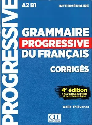 GRAMMAIRE PROGRESSIVE INTERMÉDIAIRE - CORRIGÉS - 4E ED. Certificado