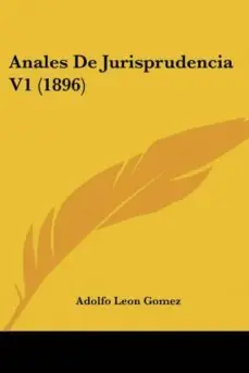 ANALES DE JURISPRUDENCIA V1 (1896) Ocasión Especial