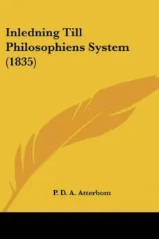INLEDNING TILL PHILOSOPHIENS SYSTEM (1835) Promoción