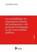 Envío Inmediato Las Modalidades de Contratación Laboral del Profesorado y del Personal Investigador