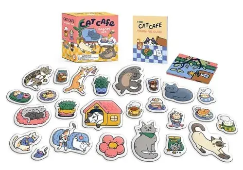 CAT CAFE MAGNET SET CAT CAFE MAGNET SET Rebajas