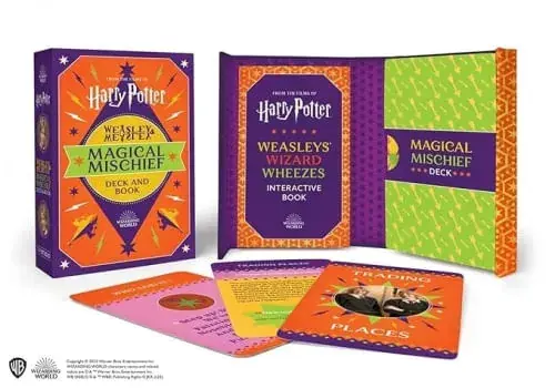 Novedad HARRY POTTER WEASLEY & WEASLEY MAGICAL MISCHIEF DECK AND BOOK HARRY POTTER WEASLEY & WEASLEY MAGICAL MISCHIEF DECK AND BOOK
