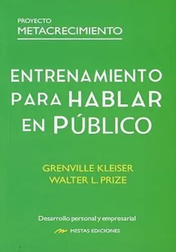 Precio Reducido ENTRENAMIENTO PARA HABLAR EN PUBLICO ENTRENAMIENTO PARA HABLAR EN PUBLICO