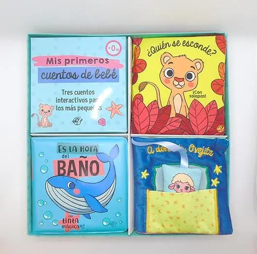 MIS PRIMEROS CUENTOS DE BEBE - TRES CUENTOS INTERACTIVOS PARA LOS MAS PEQUEÑOS MIS PRIMEROS CUENTOS DE BEBE - TRES CUENTOS INTERACTIVOS PARA LOS MAS PEQUEÑOS Entrega Rápida