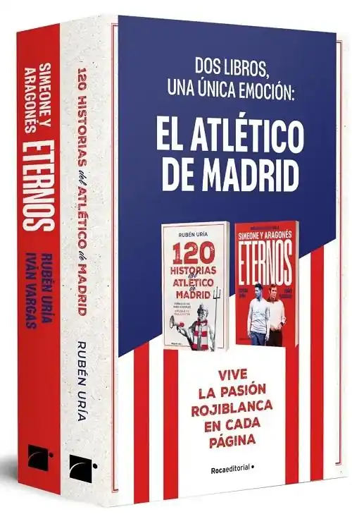 Popular El Atlético de Madrid (Pack 2 Vols.) "120 historias del Atlético de Madrid / Eternos. Simeone y Aragonés"