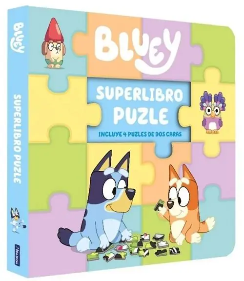 Superlibro Puzle (Bluey. Libro juguete) "4 puzles de dos caras" Entrega Rápida