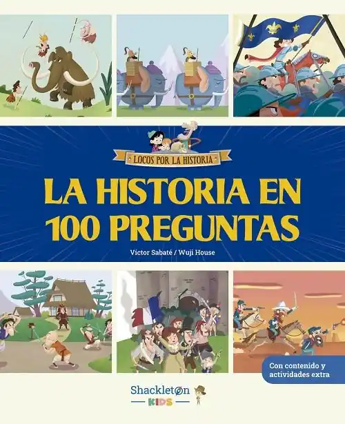 La historia en 100 preguntas "Libro infantil para descubrir todas las curiosidades y hechos increíbles" Más Vendido