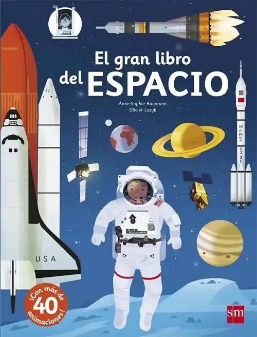 El gran libro del espacio "(Con más de 40 animaciones)" Entrega Rápida
