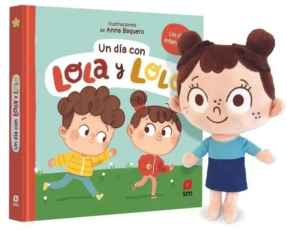 Un día con Lola y Lolo (Pack Libro + Peluche) Directo De Fábrica