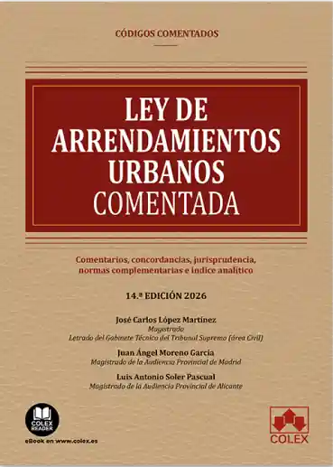 Ley de Arrendamientos Urbanos comentada Descuento