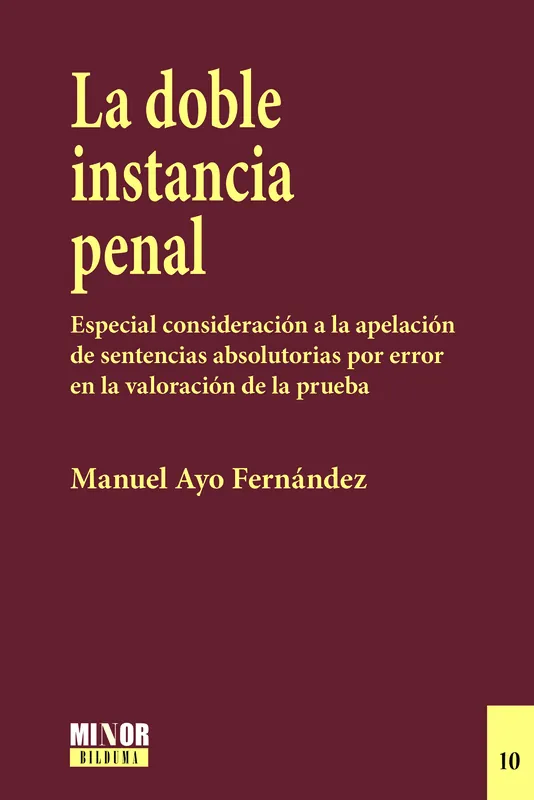 Alta Calidad La doble instancia penal